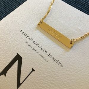 Jook and Nona Happy Bar Necklace